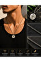 HAÇ ISTAVROZ NIL KEY STEEL PENDANT WITH HAIR ICON MOUNT - 2
