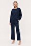 Comfortable Cut Suit with Side Stripe Detail