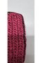 Hand-Knitted Fuchsia Pink Color Hand Wallet and Bag - 6