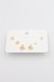 Glb-stl41414 multi-set earrings - gold - 2