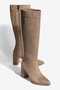 Hanna Daily Women's Zippered Thai Fur Heeled Boots