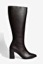 Hanna Daily Women's Zippered Thai Fur Heeled Boots - 4