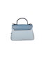 Duki Daso Blue Covered Luxury Women's Hand and Shoulder Bag |   Summer T8494 Blue 3 Compartment Zipper Pocket and - 6