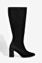 Hanna Daily Women's Zippered Thai Fur Heeled Boots - 4
