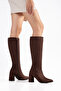 Hanna Daily Women's Zippered Thai Fur Heeled Boots - 6