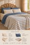 100% Cotton Muslin Bedding Set – 180X200 Elastic Fitted Sheet, 4 Pieces 50X70 Pillowcases - 6