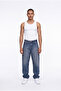 Men's Baggy Jean Trousers Blue