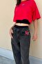 Black Spider Man Embroidered Y2K Unisex Baggy Pants - 2