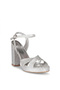 2105 Mg Silver Platform Heeled Evening Dress Women's Shoes - 3