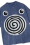 Navy Blue Washed Poliwag Pokemon Unisex T-Shirt - 2