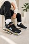 Children'S, Casual Sports Shoes, Velcro, Sticker Printed, Lightweight Non-Slip Sole Comfortable Sneaker