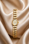 Women's Steel Watch Gold Color Ying Design Vintage Watch Luxury Elegant Stylish Old Money Classic Women's Wristwatch |   Limited Edition 2026 - 2