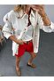 Cherry Embroidered Denim Jacket - 4