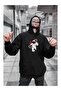 Astronaut Printed Hooded Sweatshirt
