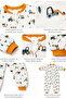 Children's 2.5 Tog Fiber Sleeping Bag – Zippered Patterned Winter Sleeping Bag - 2