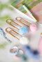 3-Piece Pompom Paper Clip Set – 10 cm - 4