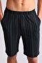 Egyptian Men's Bamboo Pajama Shorts Black - 4