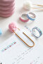 3-Piece Pompom Paper Clip Set – 10 cm - 5