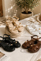 Women's Gold Color Ring Detailed Casual Sporty Stylish Sandals, Cream Casual Sandals - 2
