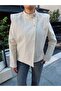 High Collar Shoulder Cape Jacket - 3