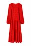 Premium V-Neck Patterned Maxi Dress - 2