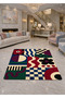Sdt Traditional Patterned Modern Woven Base Decorative Carpet Sdtamor5213 - 3