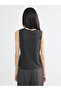 Lcw Everyday Anthracite Crochet Collar Women's Knitwear Undershirt - 4