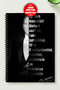 Ataturk Themed A5 Metal Spiral Bound Lined Cardboard Cover Ataturk Themed A5 Lined Notebook - 2