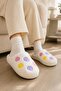 Women'S, Colorful, Smiley Patterned, Non-Slip Sole, Soft, Plush House Slippers - 6