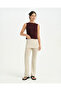 Women's Chestnut Ecovero ™   Viscose Sleeveless Boat Neck Blouse - 7