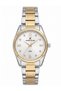 Minimal Round Case Vintage Model Stone Dial Roman Numeral Women's Metal Steel Band Wristwatch - 2
