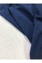 Navy Blue Embroidered Scalloped Muslin Fabric