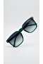 Mocha Green Cornered Unisex Sunglasses Hit Model Cornered Unisex