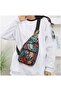 Unisex chest bag lightweight nylon anti-theft multi-compartment - 4