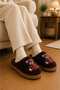 Unisex, Plaid Patterned, Bear Figured, Soft, Plush Winter House Slippers - 4