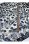 Abstract Fur Patterned Chiffon Fabric - Black - 2
