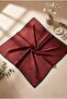 Sketch Patterned Digital Printed Rayon Scarf - Burgundy - 2