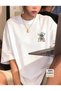 S'Z'Gt Yzrfi̇n Ighe Text Printed Crewneck Unisex T-Shirt - 2