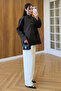 Brown Double Pocket Ribbed Jacket - 9770 - 3