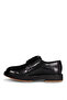 22456 Black Genuine Leather Men's Shoes - 4