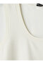 Lcw Everyday White U-Neck Women's Knitwear Undershirt - 7