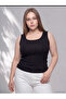 Lcw Curve Black Plus Size Women's Athlete with Stones
