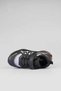 Children's Black Gray Sports Shoes with Velcro Flexible Laces and Thick Sole Casual Sneakers - 4