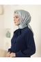 Floral Patterned Twill Scarf - 2