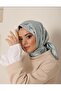 Floral Patterned Twill Scarf - 4