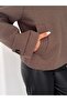 Buttoned Cashmere Jacket with High Collar - 6