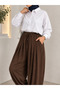 Women's Pleated, Elastic-Waisted, Pocketed, Loose-Fit Shalwar Pants - 2