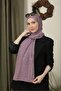 Flowered Pattern Thin Medina Silk Jacquard Shawl - 2
