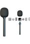 Universal Handheld Mic Holder for Rode DJI, Mini Lavalier Adapter for Podcasts & Content Creation