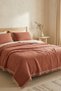 Natura Soft Ecru 4 Layer Muslin Double Bedspread 220X230 cm 100% Cotton Multi-Purpose Sofa Cover and Tv Blanket
